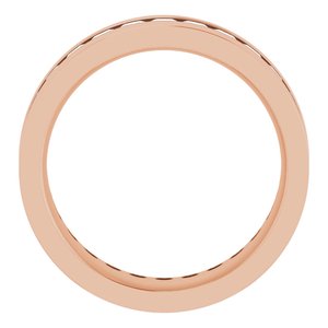 14K Rose 2 5/8 CTW Lab-Grown Diamond Band
