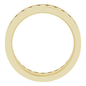 14K Yellow 2 5/8 CTW Lab-Grown Diamond Band