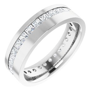 14K White 1 1/3 CTW Lab-Grown Diamond Band