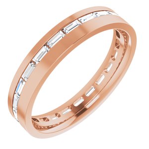 14K Rose 1 1/3 CTW Lab-Grown Diamond Band