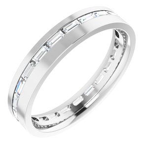 14K White 1 1/3 CTW Lab-Grown Diamond Band