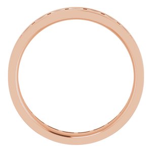 14K Rose 1 1/3 CTW Lab-Grown Diamond Band