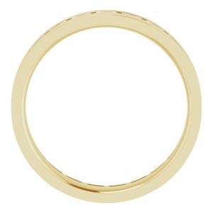 14K Yellow 1 1/3 CTW Lab-Grown Diamond Band