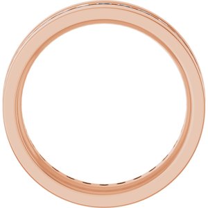 14K Rose 1 1/3 CTW Lab-Grown Diamond Band