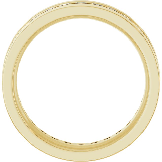 14K Yellow 1 1/3 CTW Lab-Grown Diamond Band