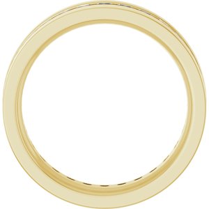 14K Yellow 1 1/3 CTW Lab-Grown Diamond Band