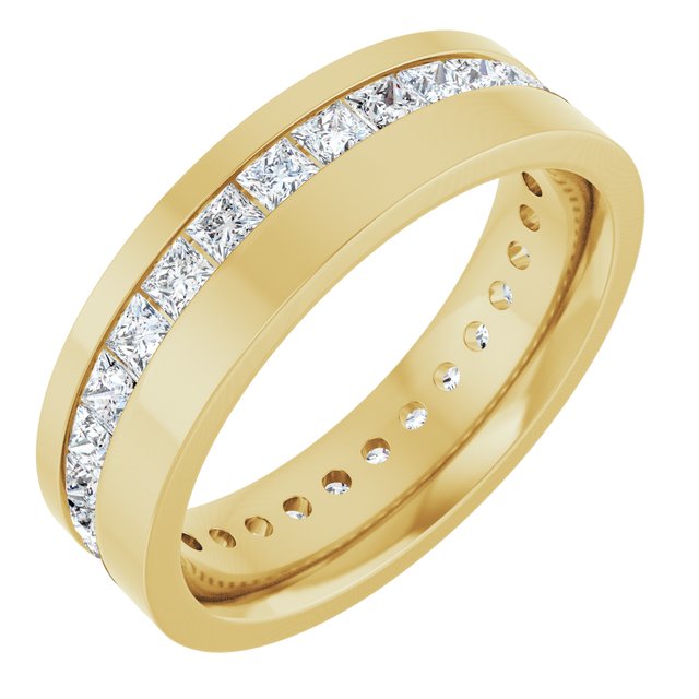 14K Yellow 1 1/3 CTW Lab-Grown Diamond Band