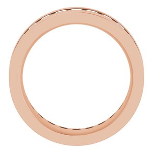 14K Rose 2 3/8 CTW Lab-Grown Diamond Band