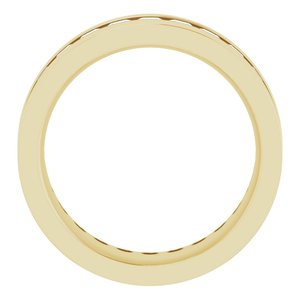 14K Yellow 2 3/8 CTW Lab-Grown Diamond Band