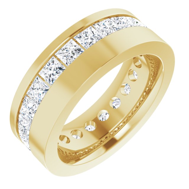 14K Yellow 3 5/8 CTW Lab-Grown Diamond Band