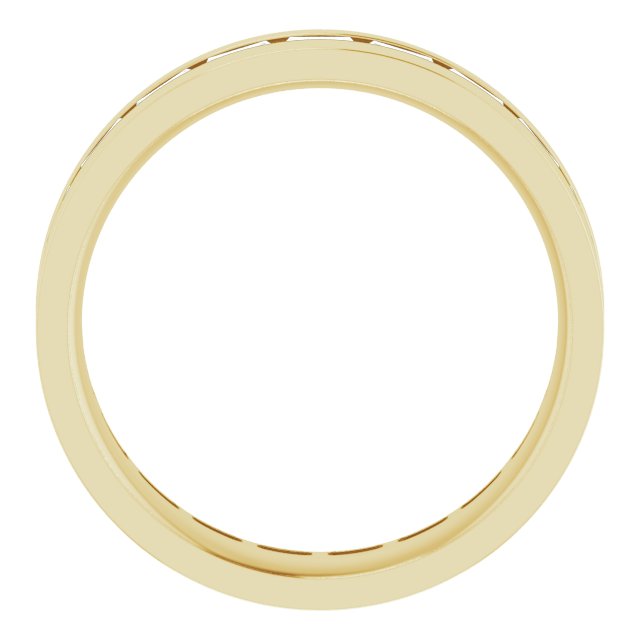 14K Yellow 1 3/8 CTW Lab-Grown Diamond Band