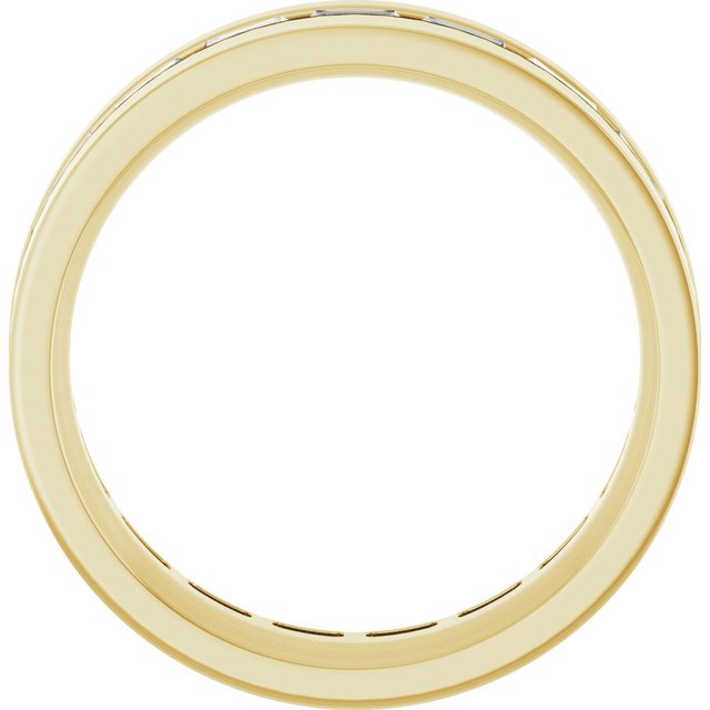 14K Yellow 1 1/3 CTW Lab-Grown Diamond Band