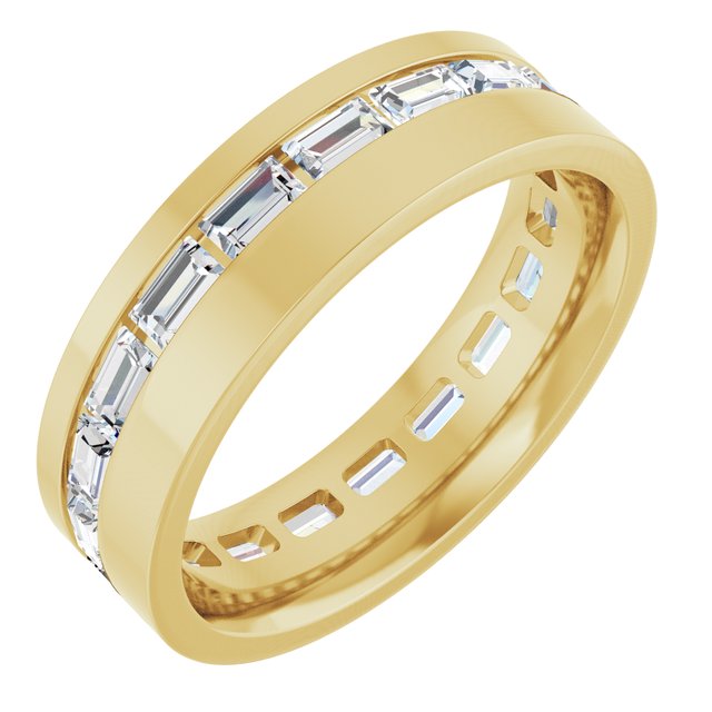 14K Yellow 1 1/3 CTW Lab-Grown Diamond Band
