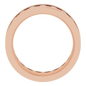 14K Rose 1 7/8 CTW Lab-Grown Diamond Band