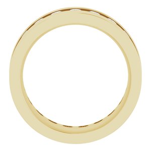 14K Yellow 1 7/8 CTW Lab-Grown Diamond Band