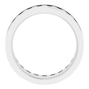 14K White 2 1/6 CTW Lab-Grown Diamond Band