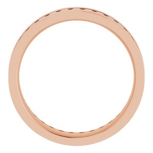 14K Rose 1 1/2 CTW Lab-Grown Diamond Band