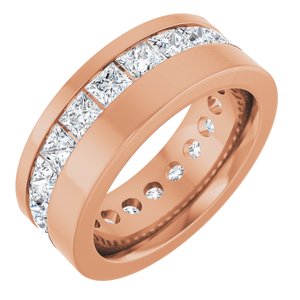 14K Rose 3 3/8 CTW Lab-Grown Diamond Band