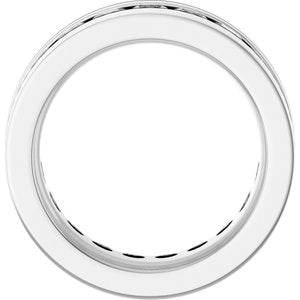 14K White 3 3/8 CTW Lab-Grown Diamond Band