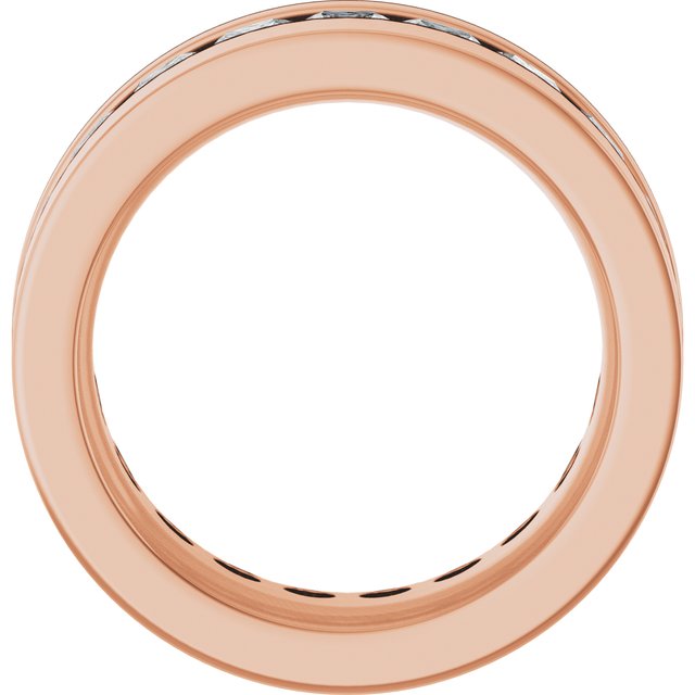 14K Rose 3 3/8 CTW Lab-Grown Diamond Band