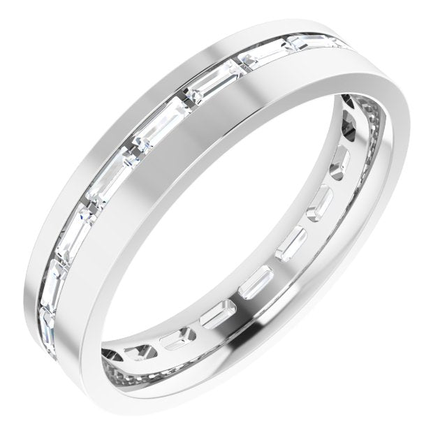 14K White 1 1/6 CTW Lab-Grown Diamond Band
