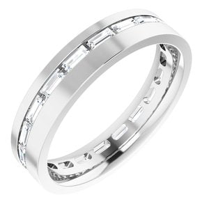14K White 1 1/6 CTW Lab-Grown Diamond Band
