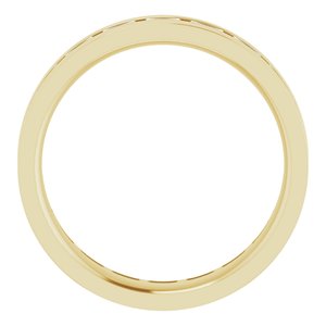 14K Yellow 1 1/6 CTW Lab-Grown Diamond Band
