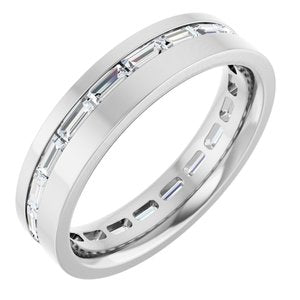 14K White 1 1/6 CTW Lab-Grown Diamond Band