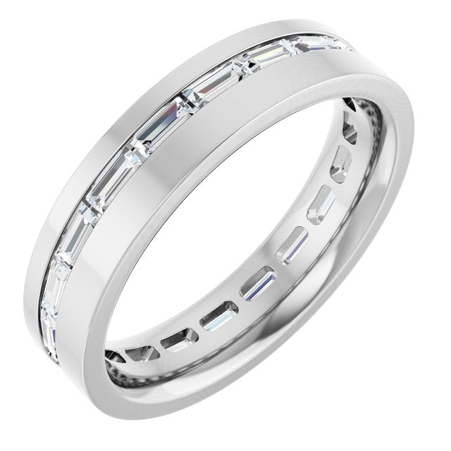 14K White 1 1/6 CTW Lab-Grown Diamond Band