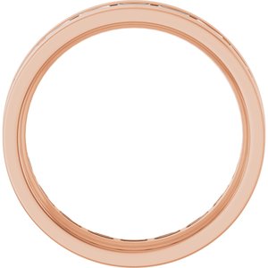 14K Rose 1 1/6 CTW Lab-Grown Diamond Band