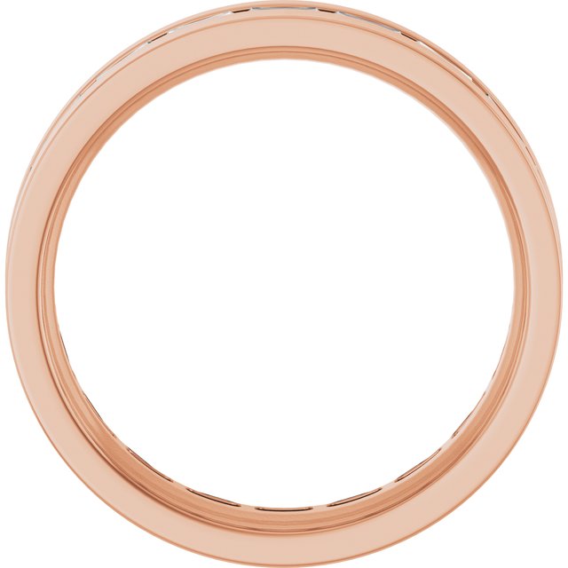 14K Rose 1 1/6 CTW Lab-Grown Diamond Band