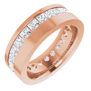 14K Rose 3 3/4 CTW Lab-Grown Diamond Band