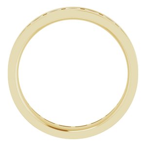 14K Yellow 1 1/5 CTW Lab-Grown Diamond Band