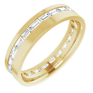 14K Yellow 1 5/8 CTW Lab-Grown Diamond Band