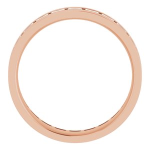 14K Rose 1 5/8 CTW Lab-Grown Diamond Band