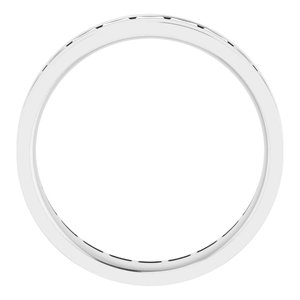 14K White 1 5/8 CTW Lab-Grown Diamond Band