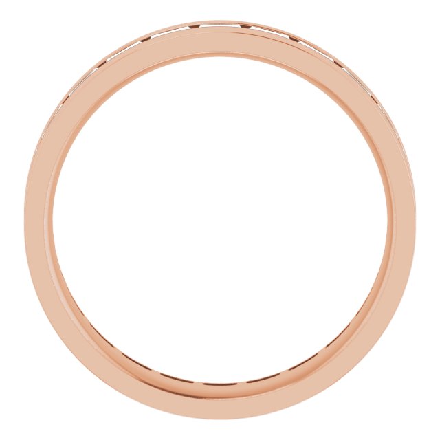14K Rose 1 5/8 CTW Lab-Grown Diamond Band