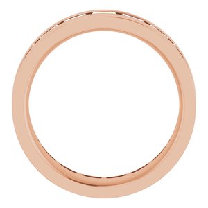 14K Rose 1 1/3 CTW Lab-Grown Diamond Band