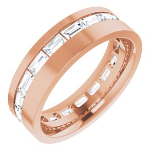 14K Rose 1 1/3 CTW Lab-Grown Diamond Band