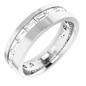 14K White 1 1/3 CTW Lab-Grown Diamond Band