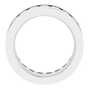 14K White 3 3/8 CTW Lab-Grown Diamond Band