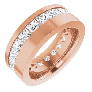 14K Rose 3 3/8 CTW Lab-Grown Diamond Band