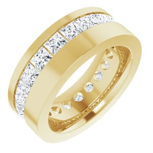 14K Yellow 3 3/8 CTW Lab-Grown Diamond Band
