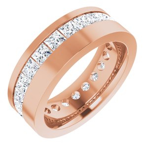 14K Rose 3 3/4 CTW Lab-Grown Diamond Band