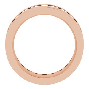 14K Rose 3 9/10 CTW Lab-Grown Diamond Band