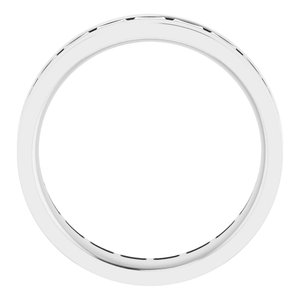 14K White 1 3/8 CTW Lab-Grown Diamond Band