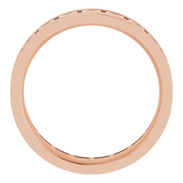 14K Rose 1 3/8 CTW Lab-Grown Diamond Band