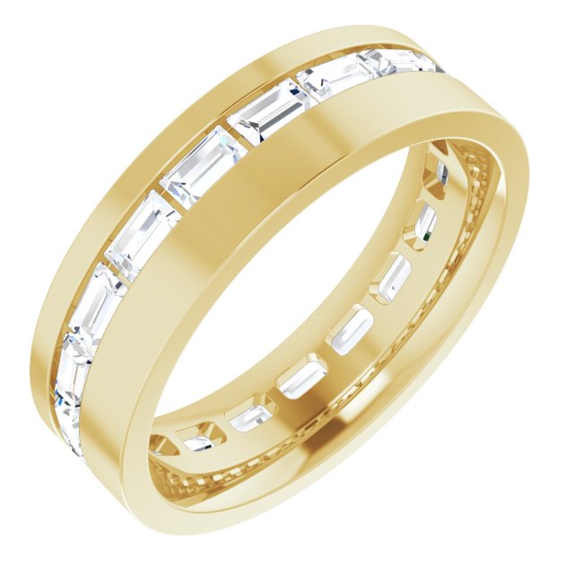 14K Yellow 1 1/3 CTW Lab-Grown Diamond Band