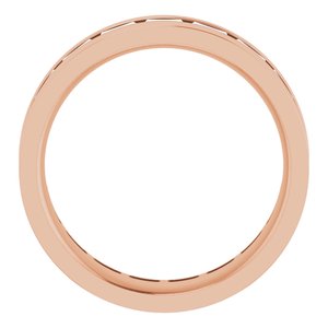 14K Rose 1 1/3 CTW Lab-Grown Diamond Band