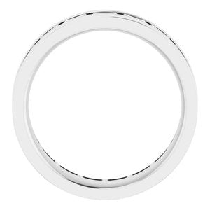 14K White 1 1/3 CTW Lab-Grown Diamond Band
